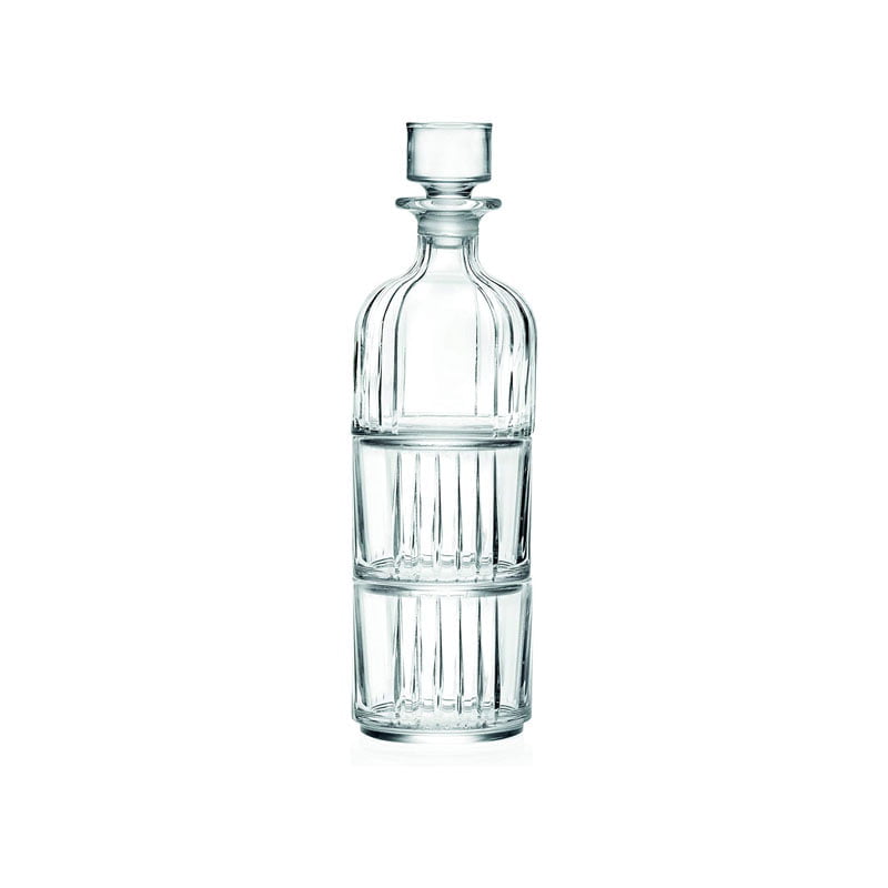 RCR Cristalleria Italiana - Combo Set Bicchiere + Bottiglia, 370 ml, Vetro  - Calabria Regali