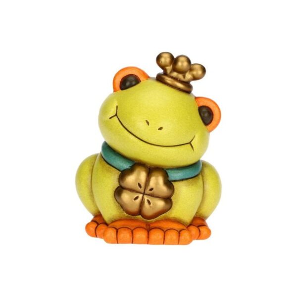 Thun - Salvadanaio con rana Franky in ceramica