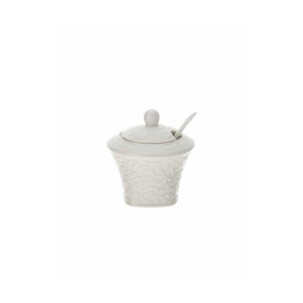 Hervit - Zuccheriera Porcellana bianca 10xh10cm