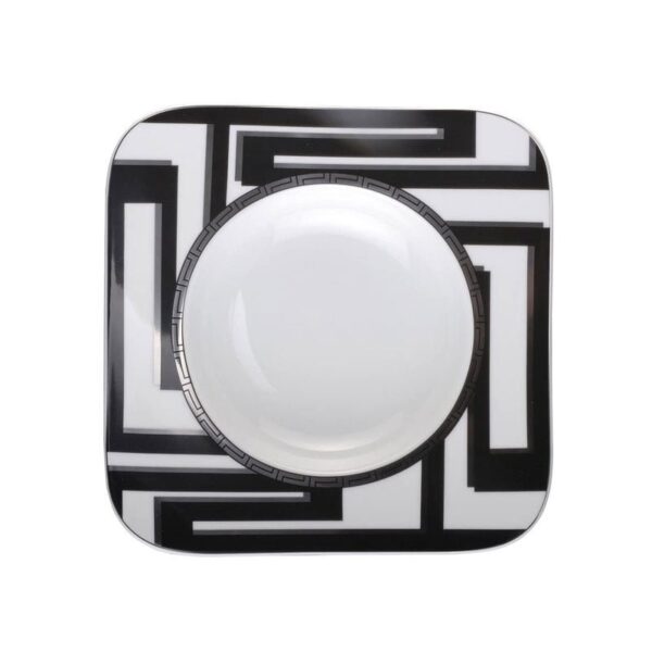 Rosenthal Versace - Piatto Fondo in porcellana 23 cm - Dedalo