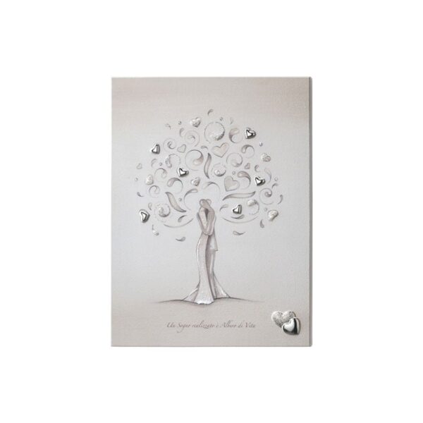 Acca - Quadro Nozze Un Sogno realizzato è Albero di Vita 25x33
