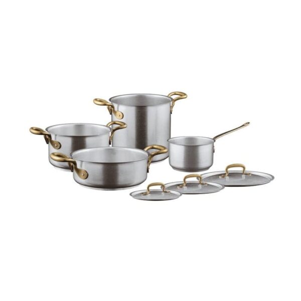 Sambonet 1965 Vintage Inox Batteria 7 Pezzi