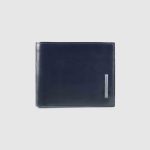 Piquadro - Portafoglio uomo con portamonete, porta carte di credito - Blue