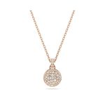 Swarovski - Pendente Meteora Bianco, Placcato color oro rosa