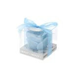 Hervit - Candela Rosa Laccata Blu 12x8 - immagine 2