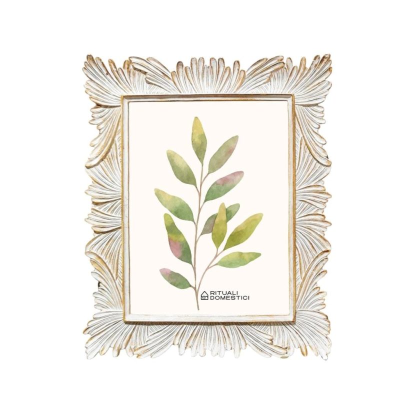 Rituali Domestici - Portafoto in resina 10x15 cm Fronde - Tiguardo - immagine 1
