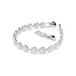 Swarovski - Braccialetto Angelic Una, Taglio tondo, Bianco, Placcato rodio - immagine 2