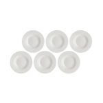 La Porcellana Bianca - Set 6 Piatti fondi porcellana 22,5 cm - Richiamo