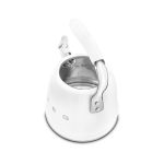 Smeg - Bollitore con Fischio per Piano Cottura, 2,3L, Colore Bianco - 50's Style - immagine 3