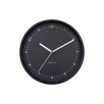 NeXtime - Orologio da parete Alluminio 30cm Nero - Berlino