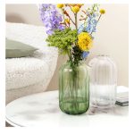 Villeroy & Boch - Vaso in vetro verde d 16 x h 28 cm - Fleur - immagine 2