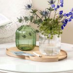 Villeroy & Boch - Vaso in vetro verde d 16 x h 19 cm - Fleur - immagine 2