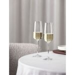 Villeroy & Boch - Set 4 Bicchieri da champagne/ spumante cristallo trasparente 120 ml - Afina - immagine 2