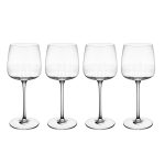 Villeroy & Boch - Set 4 Bicchiere da vino rosso in cristallo trasparente 200 ml - Afina