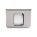 Blim Plus - Set di barattoli salvaspazio con tappo salvafreschezza: Peek Box Quadro Silk, 3 pz - Made in Italy