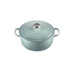Le Creuset - Cocotte rotonda in ghisa vetrificata 20 cm Sea Salt - Evolution - immagine 3