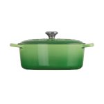 Le Creuset - Cocotte ovale in ghisa vetrificata 29 cm Verde Bamboo - Evolution - immagine 3