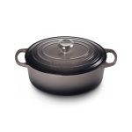 Le Creuset - Cocotte ovale in ghisa vetrificata 29 cm Flint - Evolution