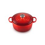 Le Creuset - Cocotte rotonda in ghisa vetrificata 20 cm Ciliegia - Evolution - immagine 2