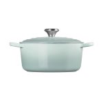 Le Creuset - Cocotte rotonda in ghisa vetrificata 24 cm Sea Salt - Evolution