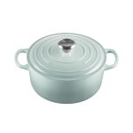 Le Creuset - Cocotte rotonda in ghisa vetrificata 24 cm Sea Salt - Evolution - immagine 2