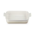 Le Creuset - Pirofila rettangolare in gres vetrificato 32x24x9 Meringue - Tradition