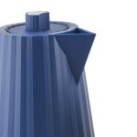 Alessi - Bollitore elettrico in resina termoplastica, Blu - Plissé - immagine 3