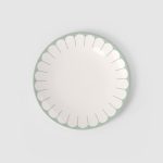 Villeroy & Boch - Piatto piano in porcellana Premium d 26,6 cm Verde - Fleur