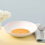 Villeroy & Boch - Piatto per pasta in porcellana premium d24 cm Giallo - Fleur - immagine 2