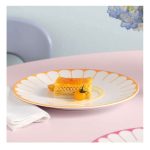Villeroy & Boch - Piatto piano in porcellana premium d26,6 cm Giallo - Fleur - immagine 2