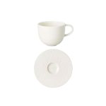 Rosenthal - Tazza espresso con piattino porcellana - Kumi White tone - immagine 2