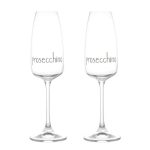Simple Day - Set 2 Calici Flute in vetro 29 cl - Prosecchino