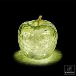 Fantin Argenti - Lampada mela in vetro iridescente Verde d15 H16 - immagine 2