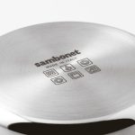 Sambonet - Pentola alta in alluminio e acciaio, diametro 24 cm altezza 20 cm capacità 5,6 lt - Home Chef - immagine 2