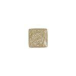 Rosenthal Versace - Ciotola quadrata piatta in porcellana da 9 cm - Barocco Beige