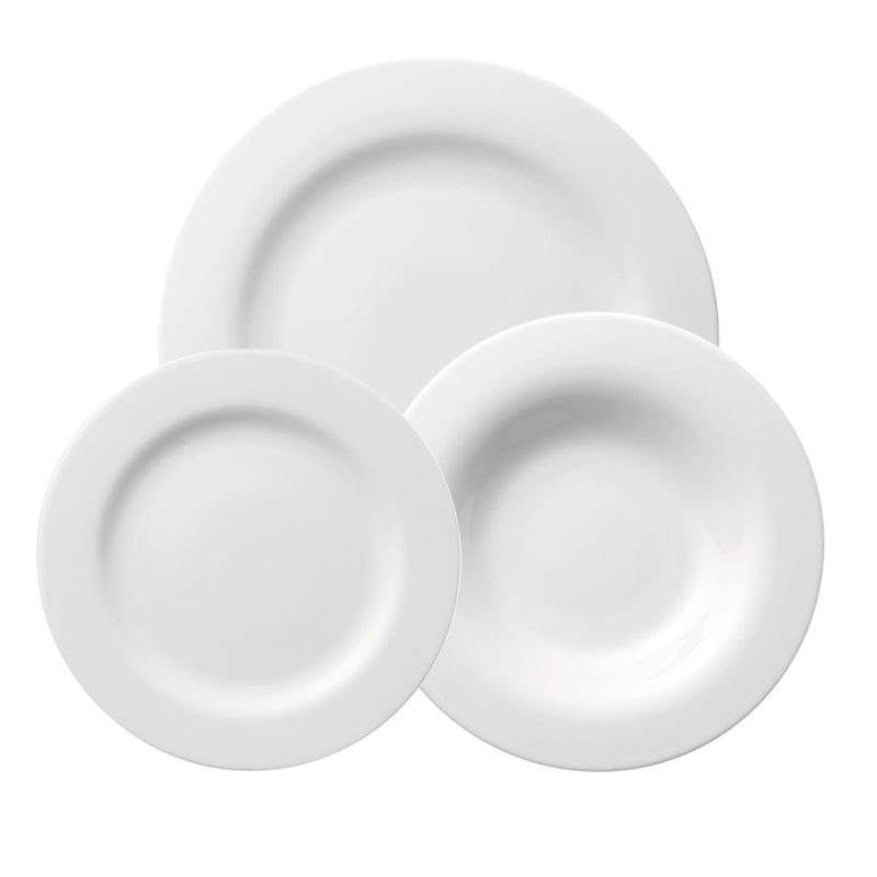 Rosenthal - Set piatti 18 pezzi in porcellana - Moon Weiss - immagine 1