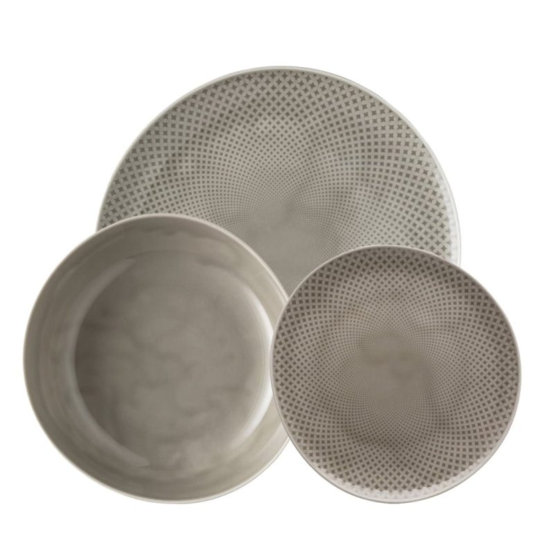 Rosenthal - Set piatti 18 pezzi - Junto Pearl Grey - immagine 1