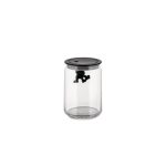 Alessi - Barattolo Ermetico 70 cl Nero - Gianni a little man holding on tight
