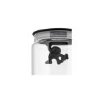 Alessi - Barattolo Ermetico 70 cl Nero - Gianni a little man holding on tight - immagine 2