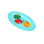 Rose & Tulipani - Vassoio Rotondo Ø42 cm - Med Land - immagine 2