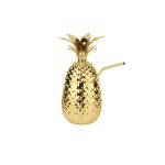 Paderno - Coppa Ananas C/Cannuccia ML 500 Inox, Oro