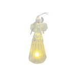 Wald - Angelo con Led h18,5 cm Argento - immagine 2