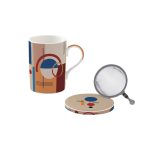 Easy Life - Tisaniera porcellana con filtro 350 ml - Bauhaus