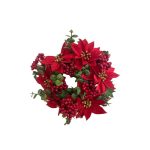 EDG Enzo De Gasperi - Corona con Stella di Natale 22 cm