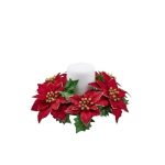 EDG Enzo De Gasperi - Corona con Stella di Natale 22 cm - immagine 2