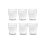 Excelsa - Set 6 Bicchieri Acqua, Vetro Trasparente - Vienna