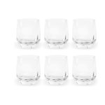 Excelsa - Set 6 Bicchieri Acqua, Vetro Trasparente - L'Avana