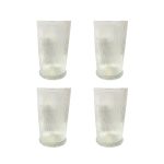 Rose & Tulipani - Set 4 Bicchieri Bibita - Happy Rain Clear