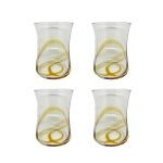 Rose & Tulipani - Set 4 Bicchieri Bibita - Crossing Honey