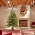 EDG Enzo De Gasperi - Albero di natale Abete Artificiale Pino Luxury H210 cm con 4000 Led